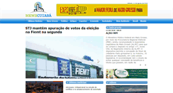 Desktop Screenshot of newscuiaba.com.br