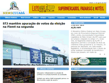 Tablet Screenshot of newscuiaba.com.br
